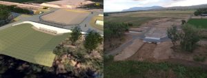 Valle de Oro Outlet Structure before & After photo #3