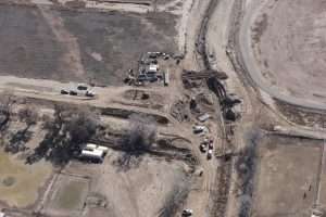 Valle De Oro Barr Spur aerial photo of project