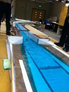 UNM Hydraulics Lab Water model