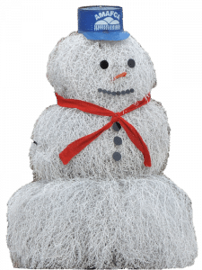 Tumbleweed Snowman Cutout for website header