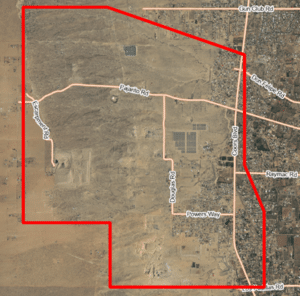 Black Mesa Floodplain Resudy Mapping Area